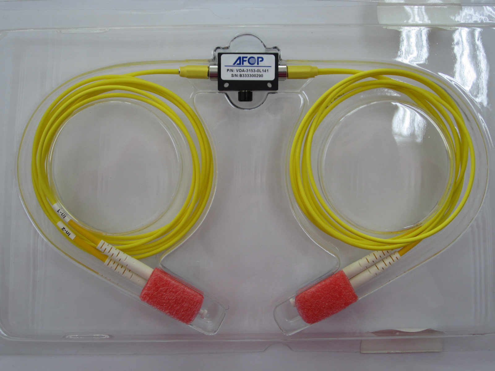 AFOP双路机械可调式光纤衰减器，MVOA，VOA-3153-0L141
