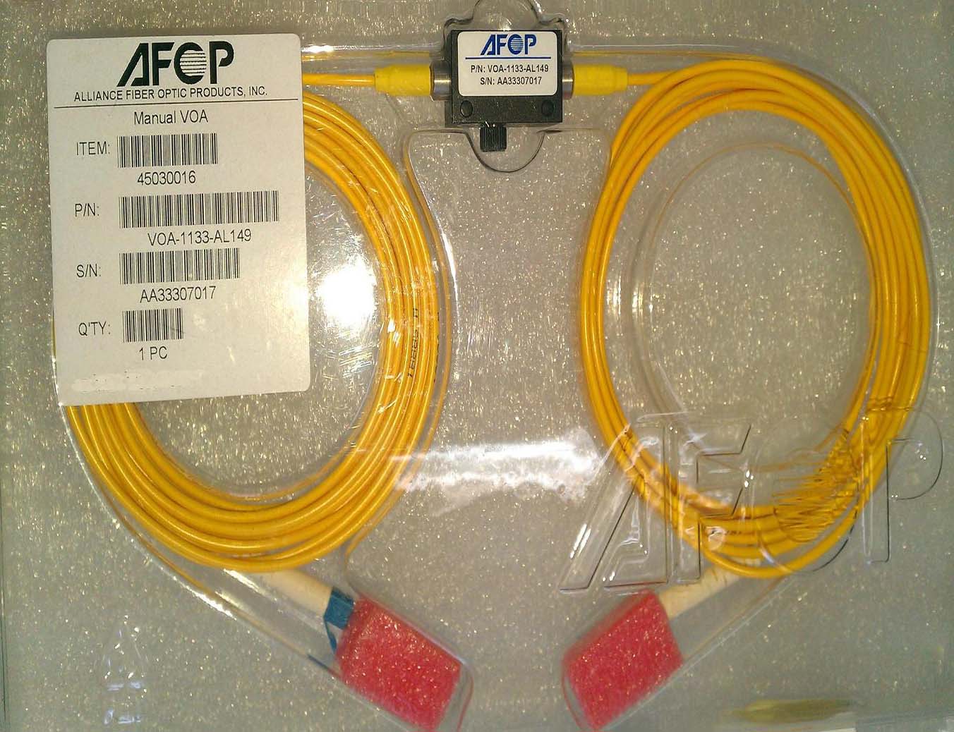 AFOP单路机械可调式光纤衰减器，MVOA，VOA-1133-AL149
